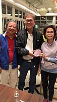 BB Prize Winner Choi Wing (middle), posing with SH Mok and Captain Kwan Kwok Fu