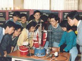 Experiment demonstration on Open Day (1986)