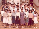Chemistry graduates and Faculty members of Chemistry (1985)